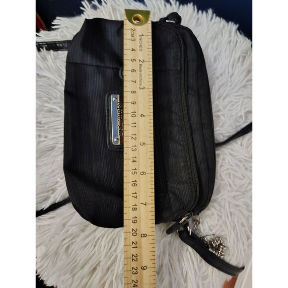 The Sak MultiSak Striped Canvas Cross Body Small Purse Bag Multiple Pockets - Picture 5 of 7